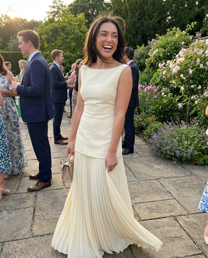 Margaux Pleated Dress Suit