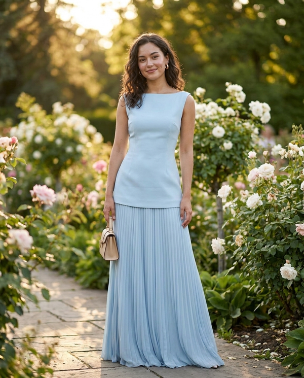 Margaux Pleated Dress Suit