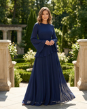 Delphine Tiered Bell Sleeve Maxi Dress