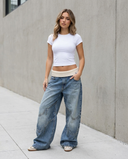 Simone Wide Leg Baggy Jeans