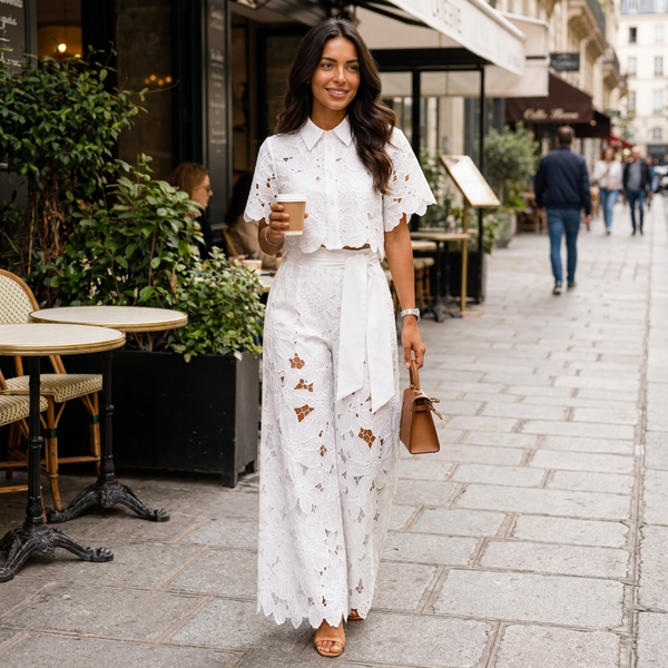 Marbella Lace Two-Piece Set