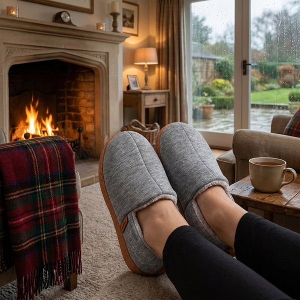 Sophie Fleece-Lined Cushioned House Slipper