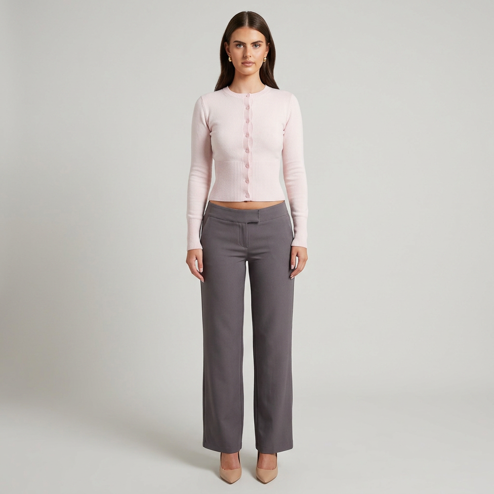 Juliette Ribbed Slim Cropped Knit Top