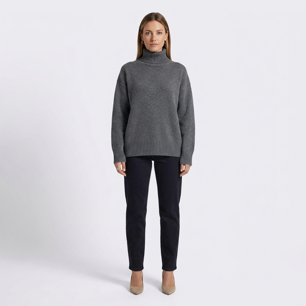Céline Oversized Turtleneck Knit Jumper
