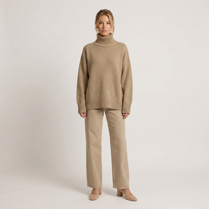 Céline Oversized Turtleneck Knit Jumper