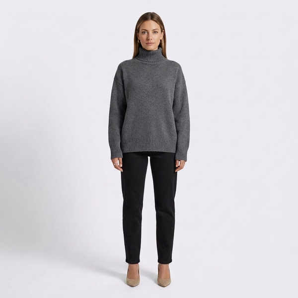 Céline Oversized Turtleneck Knit Jumper