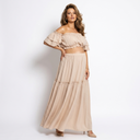 Élise Soft Two-Piece Maternity Photoshoot Set