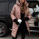 Aurélie Quilted Long Coat