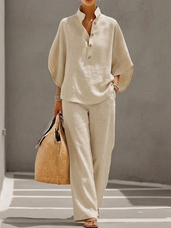 Maribel Linen Relaxed Everyday Set