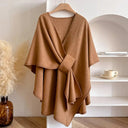 Maëlle Soft Wrap Poncho
