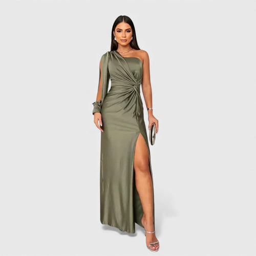 Valentina One-Shoulder Maxi Dress