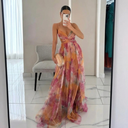 Valérie Sunset Flow Maxi Dress