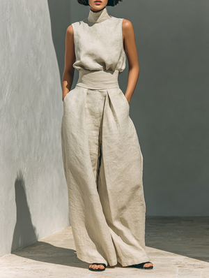 Isla Cotton Linen Minimalist Set