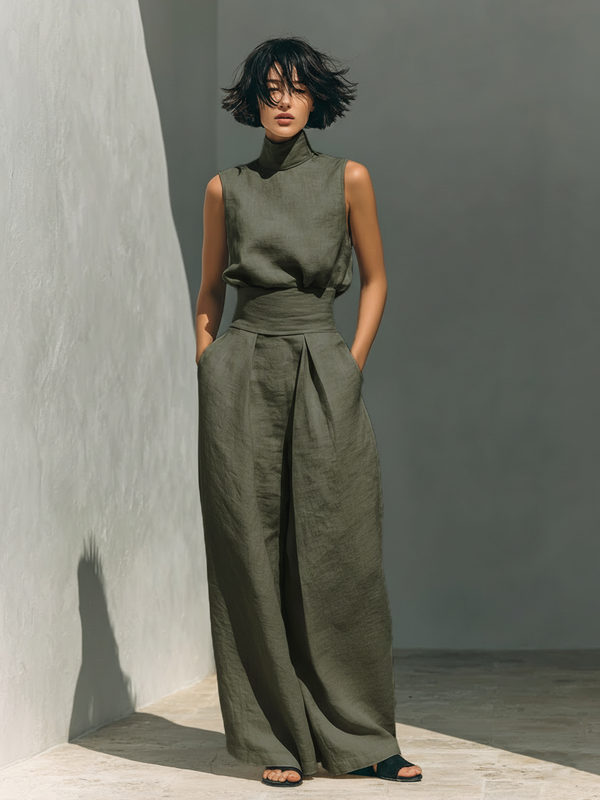 Isla Cotton Linen Minimalist Set