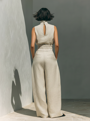 Isla Cotton Linen Minimalist Set