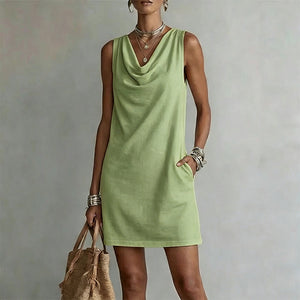 Serena Cowl Mini Dress