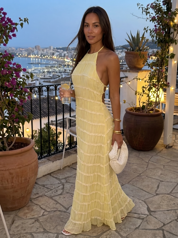 Angela Summer Statement Maxi Dress