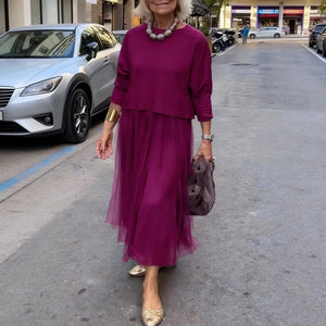 Élodie Layered Two-Piece Dress Set