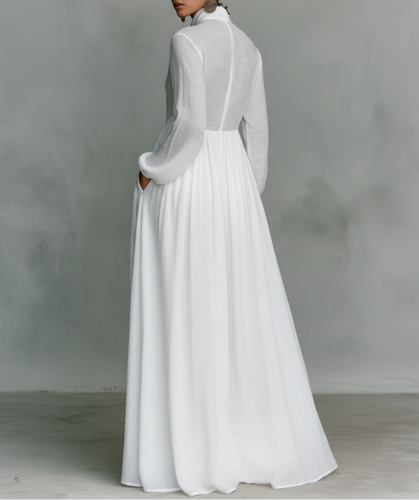 Serena Cotton & Linen Maxi Dress