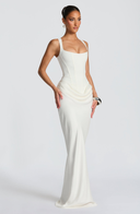Elara Sculpt Maxi Dress