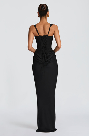 Elara Sculpt Maxi Dress