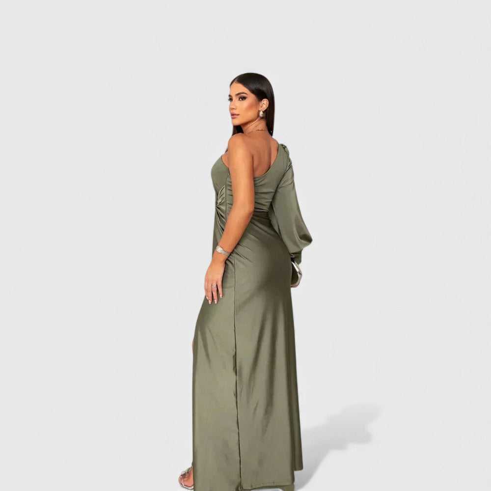 Valentina One-Shoulder Maxi Dress