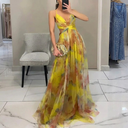 Valérie Sunset Flow Maxi Dress