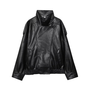 Noir Élan Leather Jacket