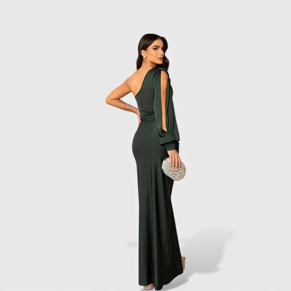 Valentina One-Shoulder Maxi Dress