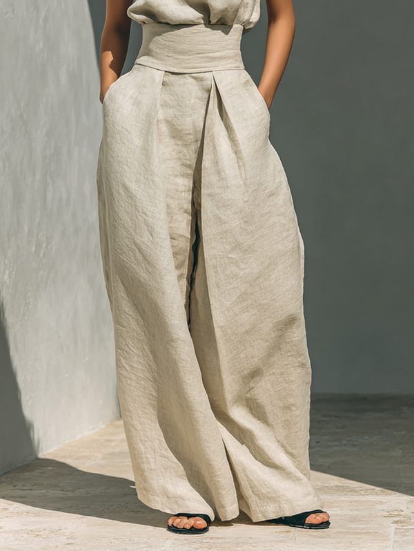 Isla Cotton Linen Minimalist Set