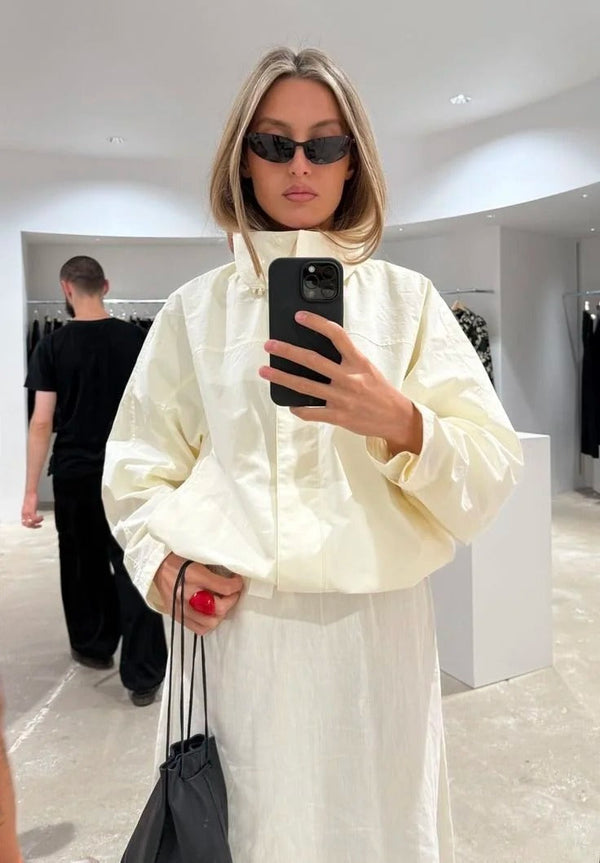 Erica | Women's Tricot Funnel Neck Windbreaker