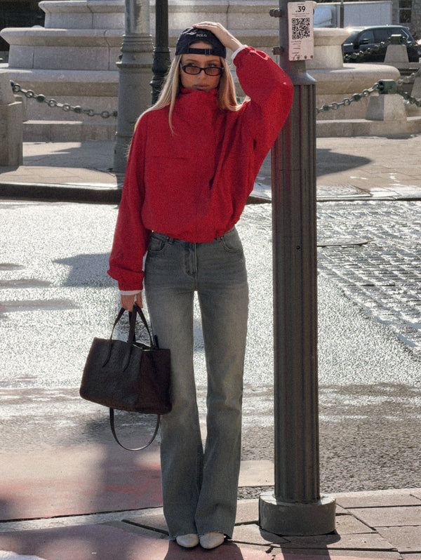 Erica | Women's Tricot Funnel Neck Windbreaker
