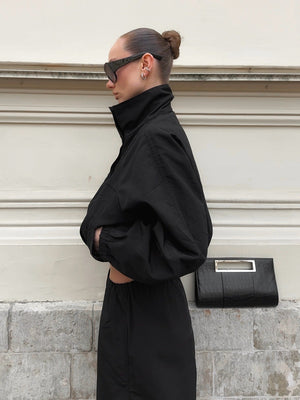Erica | Women's Tricot Funnel Neck Windbreaker