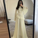 Delphine Tiered Bell Sleeve Maxi Dress