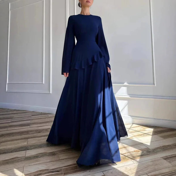 Delphine Tiered Bell Sleeve Maxi Dress