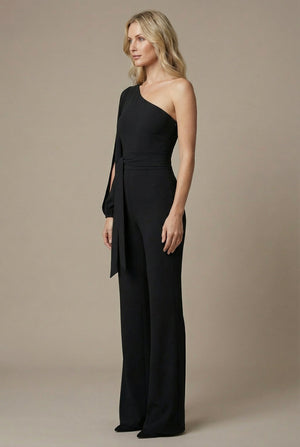 Margot | Women's Open Sleeve Wide Leg Party Jumpsuit
