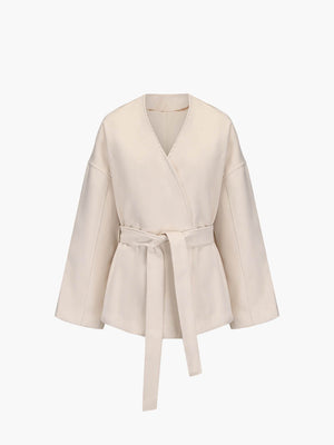 Hilda | Women's Longline Open-Front Ribbed Knit Cardigan