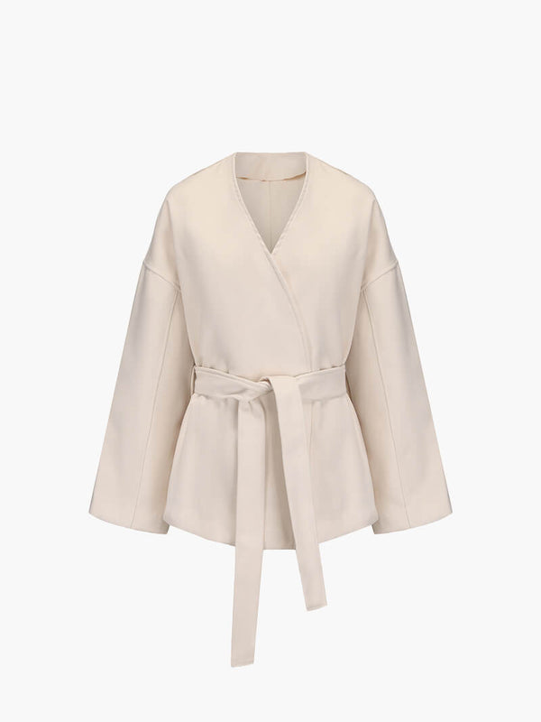 Hilda | Women's Longline Open-Front Ribbed Knit Cardigan