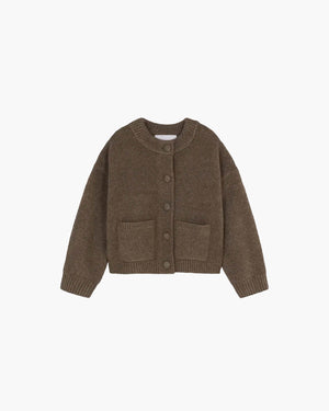 Nessa | Women's Chunky Knit Deep V-Neck Open-Front Cardigan