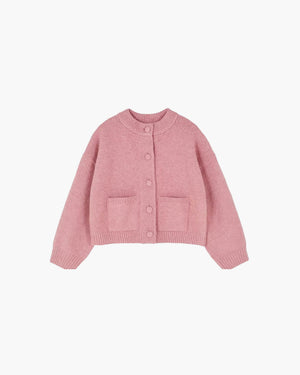 Nessa | Women's Chunky Knit Deep V-Neck Open-Front Cardigan
