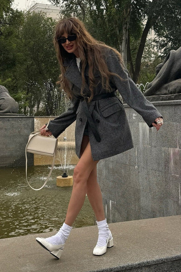Anna | Women's Structured Tweed Coat