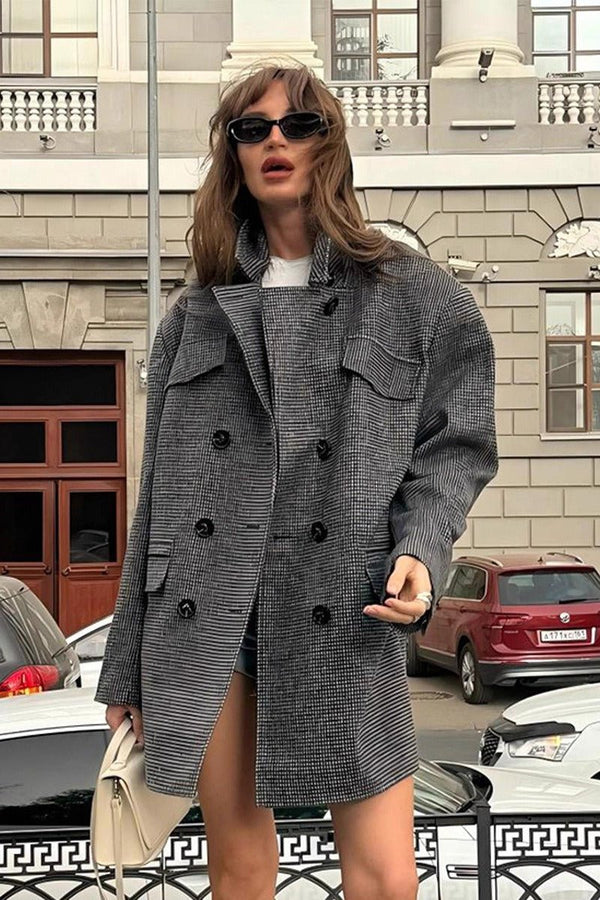 Anna | Women's Structured Tweed Coat
