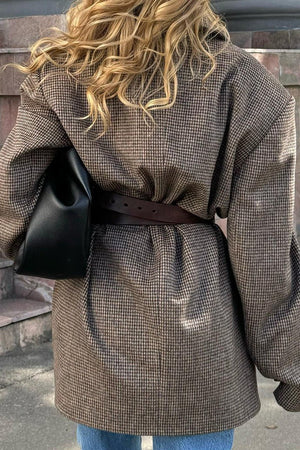 Anna | Women's Structured Tweed Coat