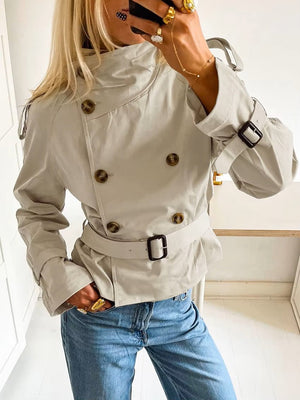 Teresa | Women's British Belted Trench Coat