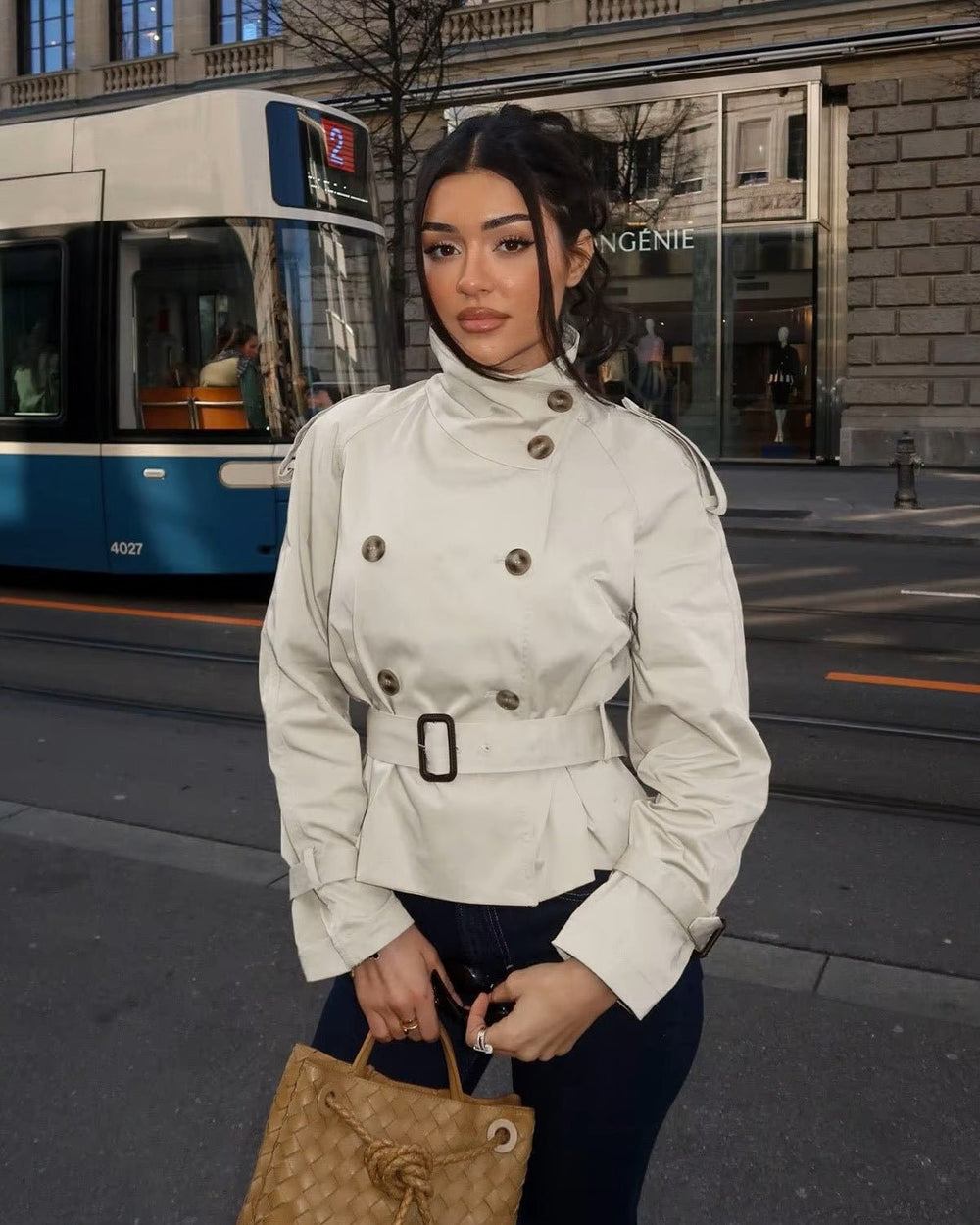 Teresa | Women's British Belted Trench Coat