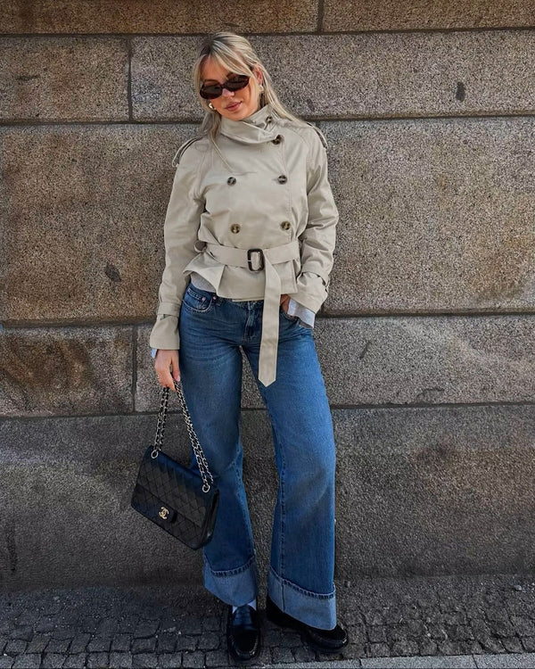 Teresa | Women's British Belted Trench Coat