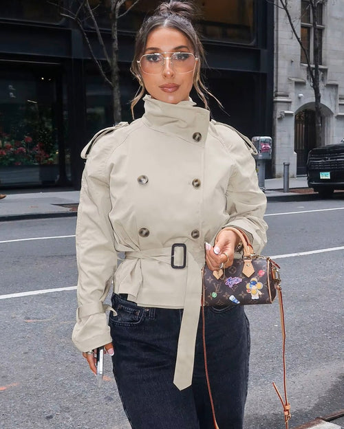 Teresa | Women's British Belted Trench Coat