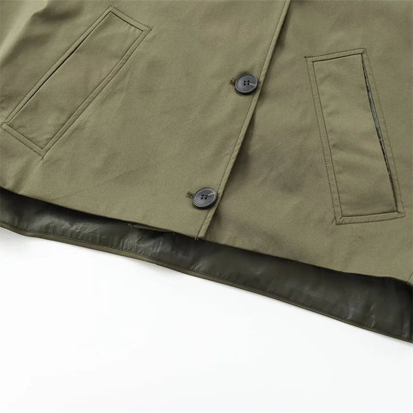 Julia | Women's Belted Hooded Double-Breasted Trench Coat