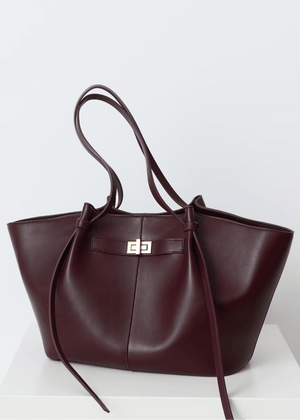 Joëlle Structured Vegan Leather Shopper Bag