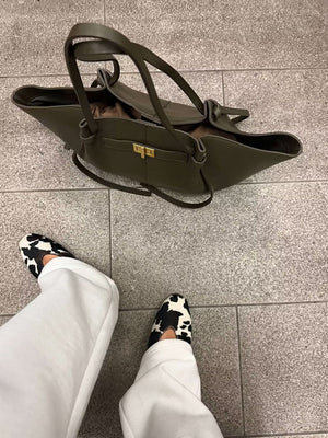 Joëlle Structured Vegan Leather Shopper Bag